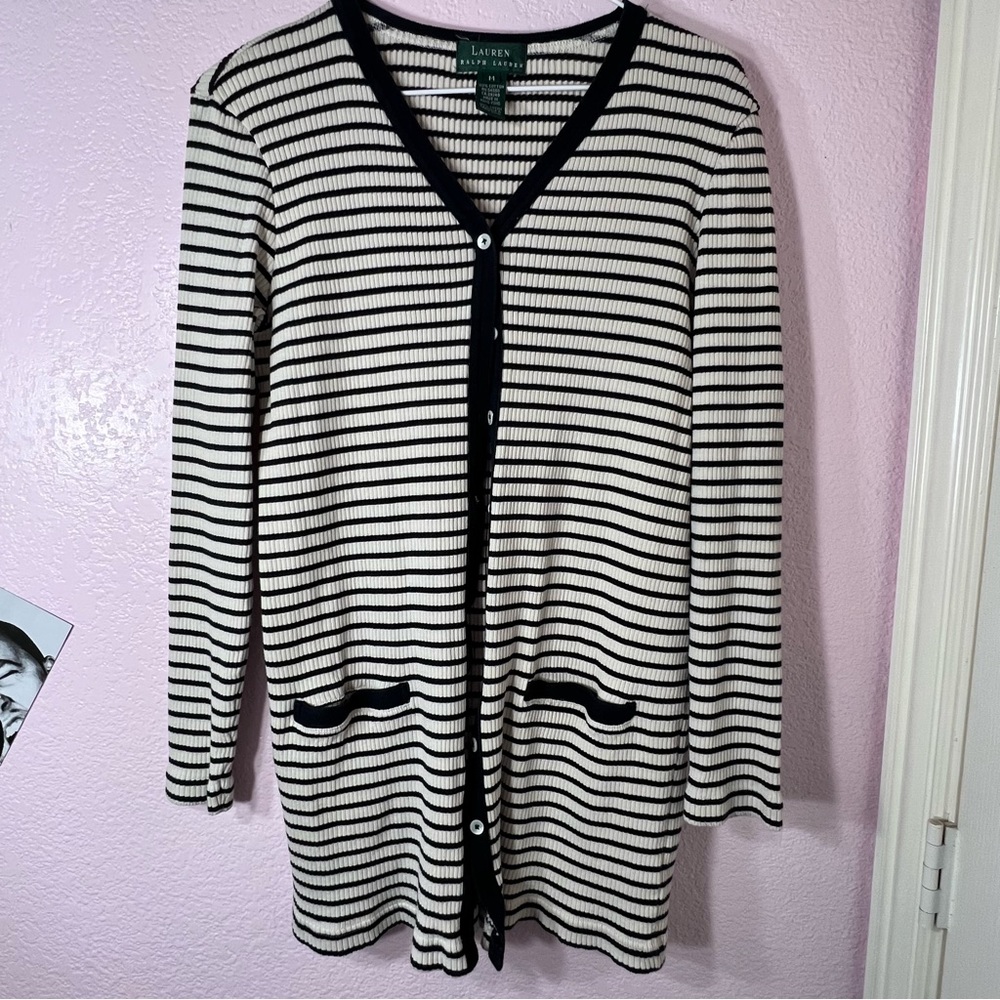 Ralph Lauren Women’s Medium Striped Cardigan
